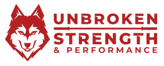 Red husky logo with "UNBROKEN STRENGTH & PERFORMANCE" text.