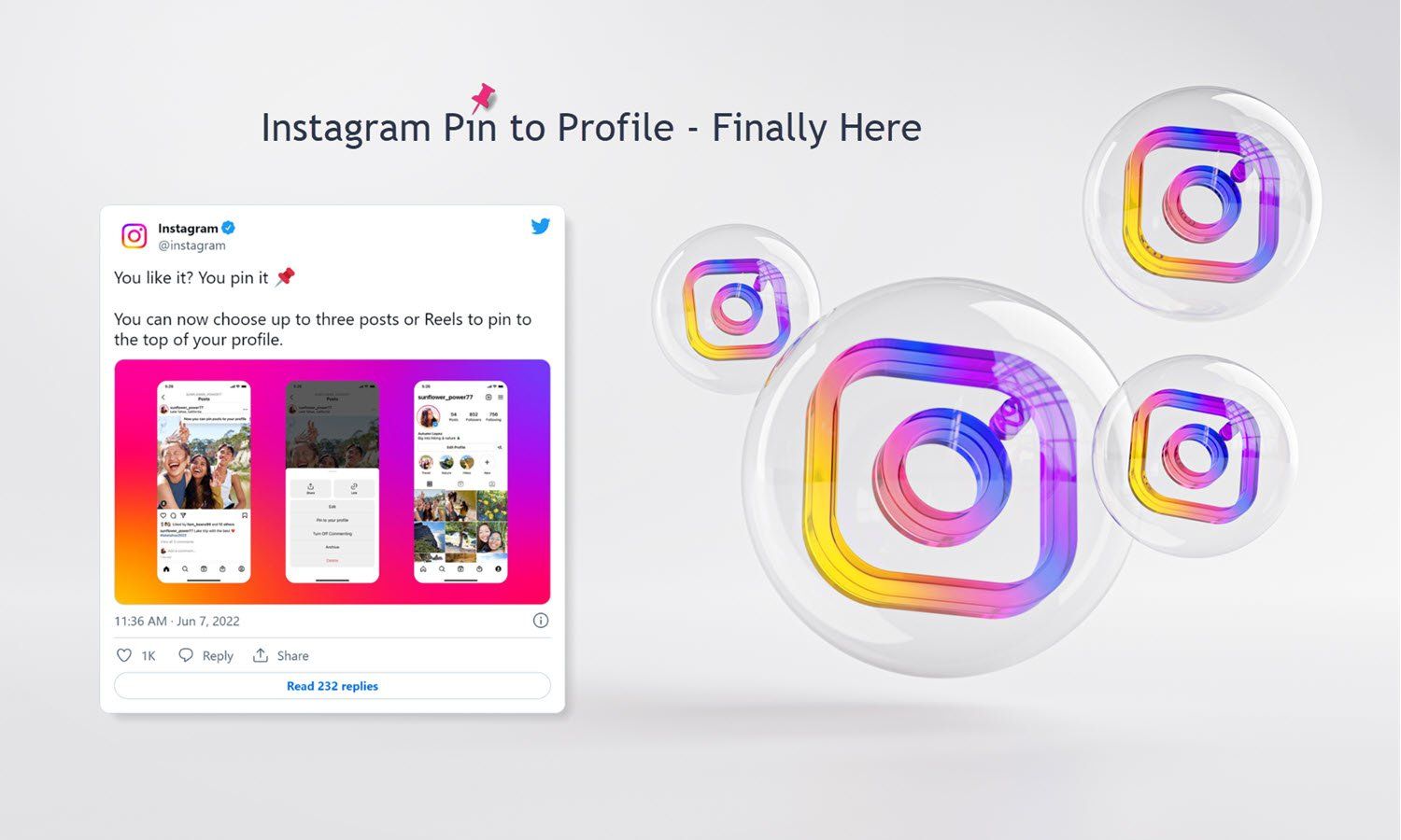Instagram pin to profile how to guide