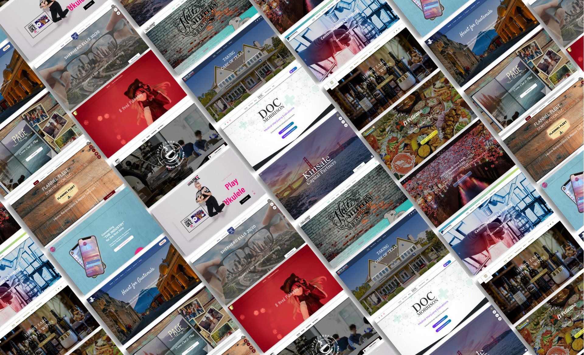 A collage of images of different places and scenes.