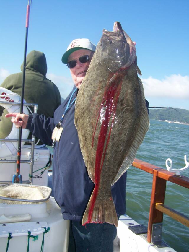 A man is holding a large fish on a boat