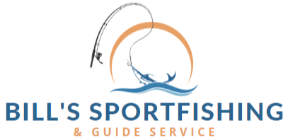 A logo for bill 's sportfishing and guide service