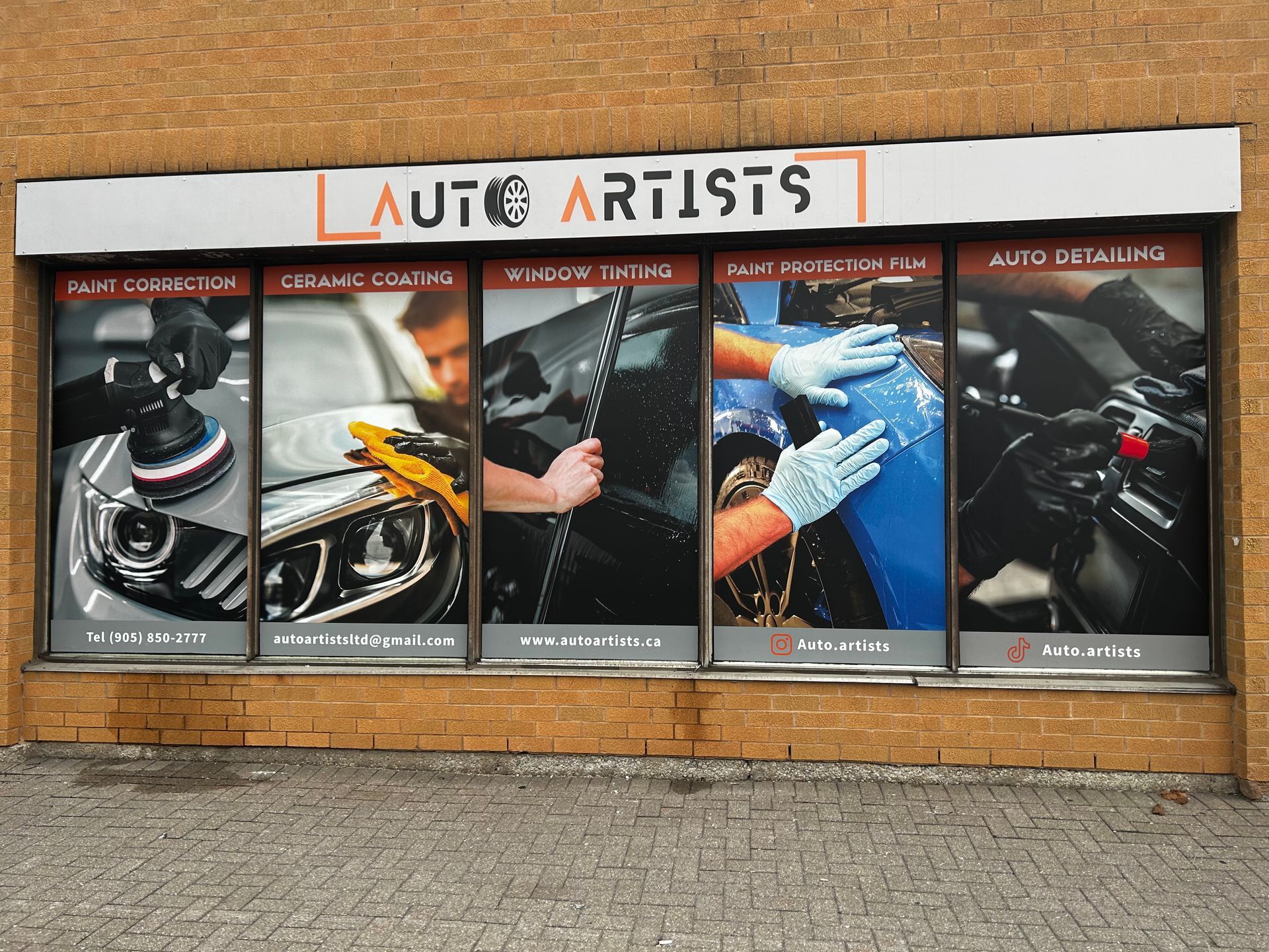 auto artists business logo