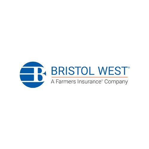 The bristol west logo is a farmers insurance company.