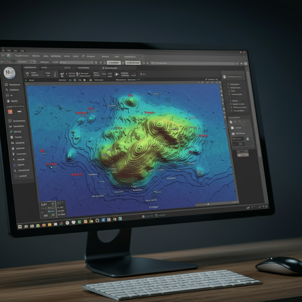 Hydrographic survey results in Florida