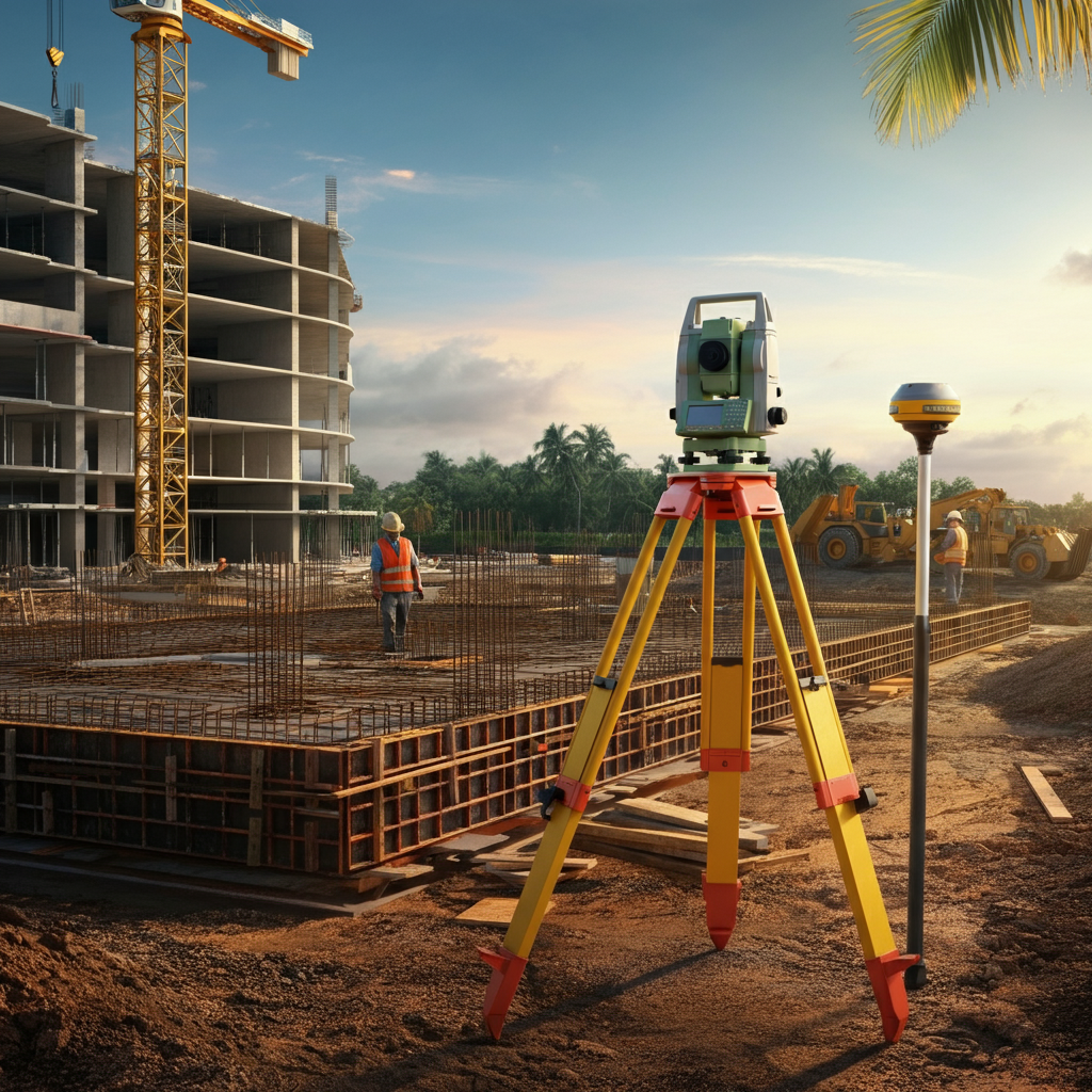 Large-scale construction survey in Florida