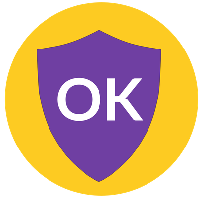 Blacklisted OK icon - Purple Mobile