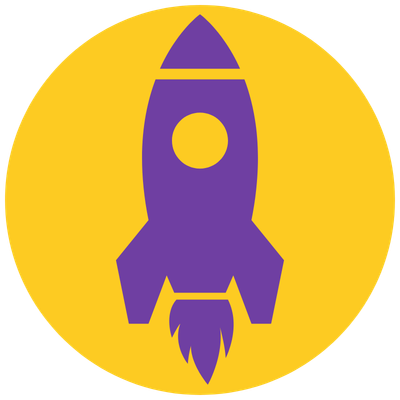 Easy start-up icon - Purple Mobile