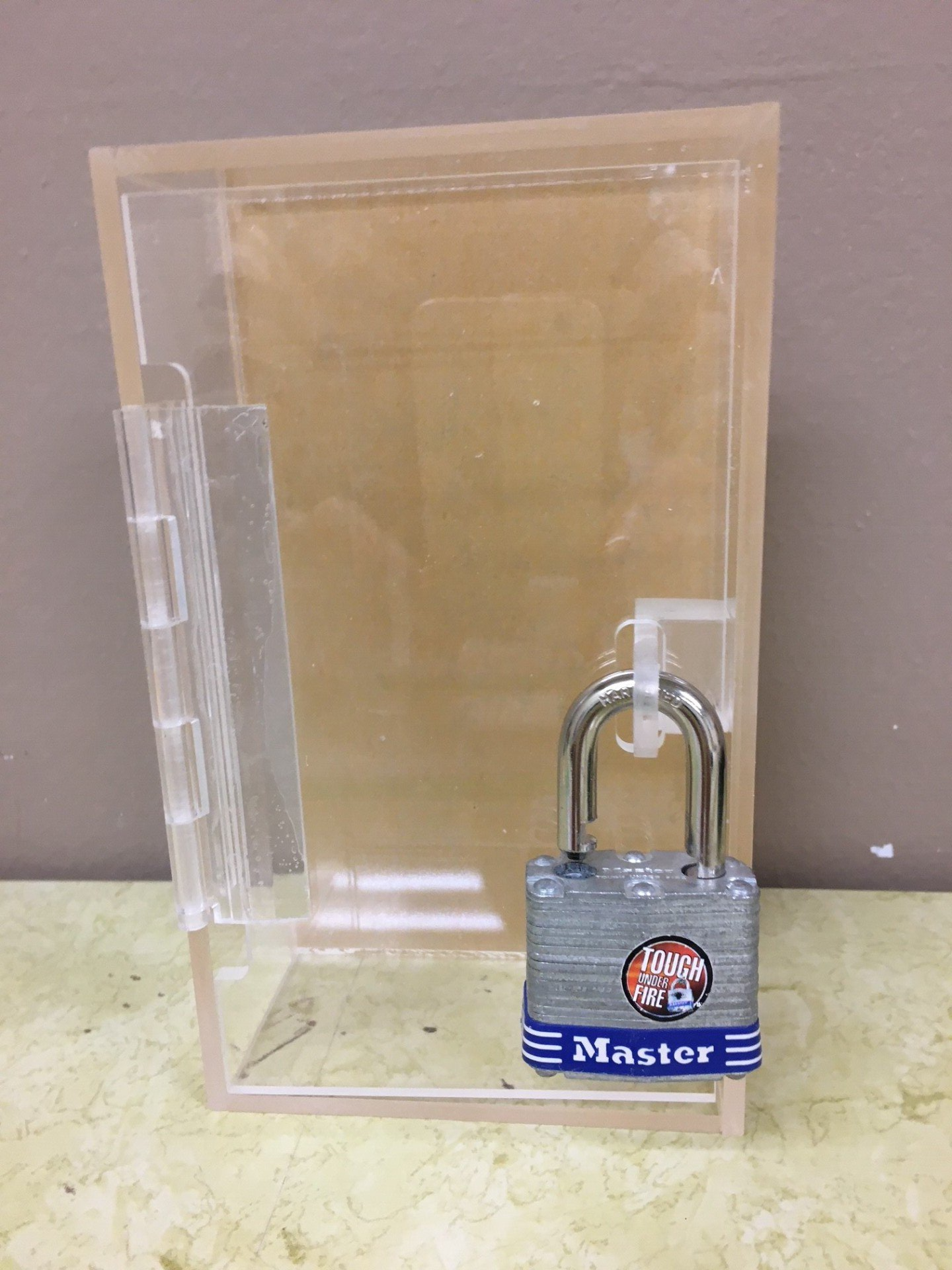 Acrylic Lock Box