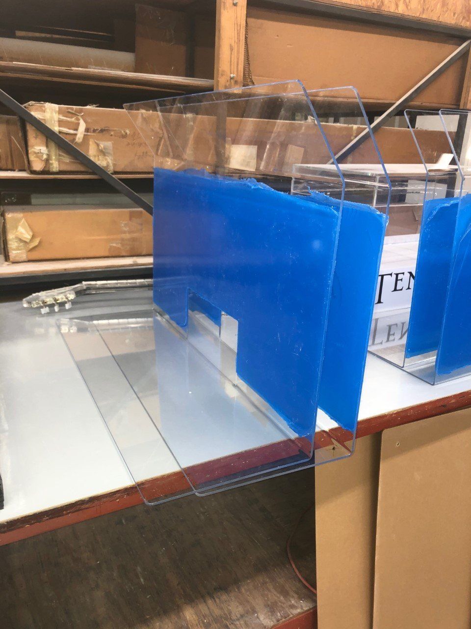 Blue Table Dividers — San Antonio, TX — Plastic Supply of San Antonio