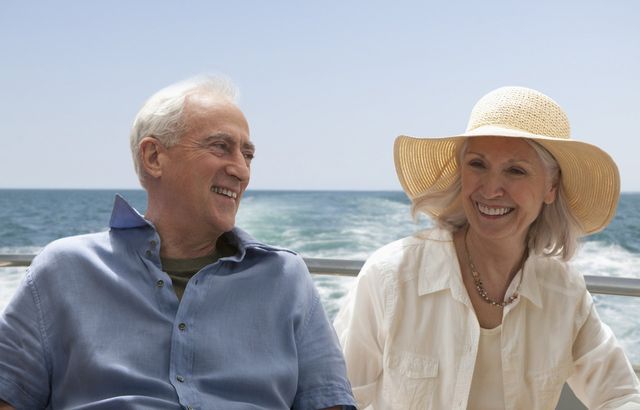 Elderly couple on beach | Lagoon Ridge | Martha's Vineyard | Cape Built Communities | Hyannis, MA 02601