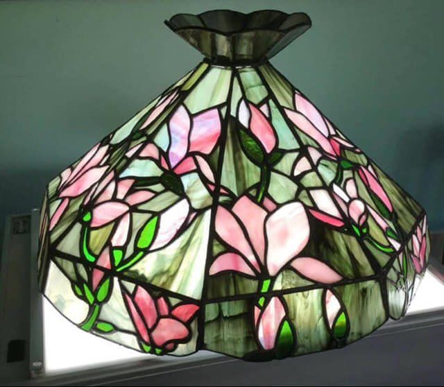 Stained Glass Lampshade — Stained Glass in Townsville, QLD