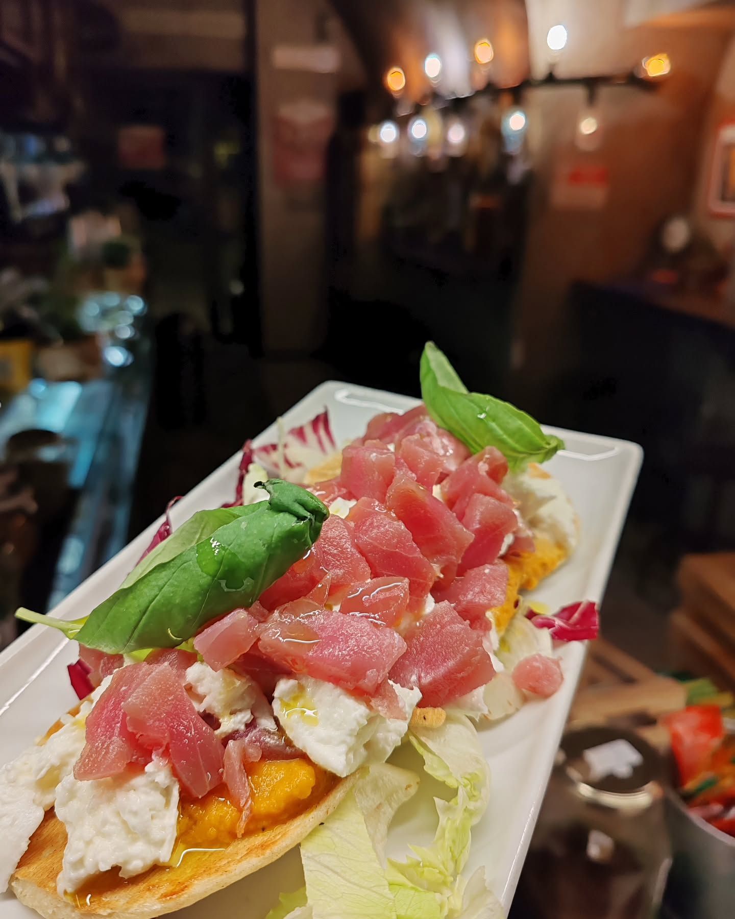 salmone formaggio e verdure