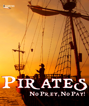 Pirates escape room at Escape This