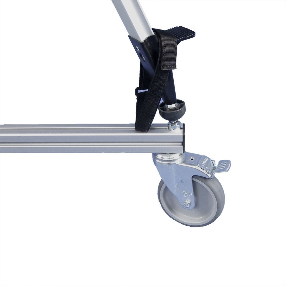 It looks like a skateboard with straps attached to it.