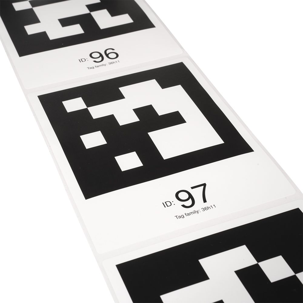 A roll of stickers with the number 98 on it