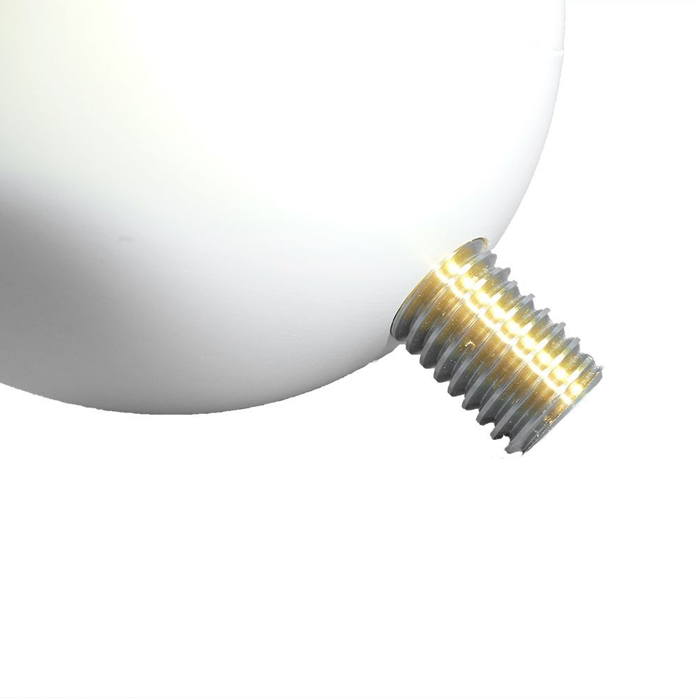 A white ball with a hole in the middle on a white background