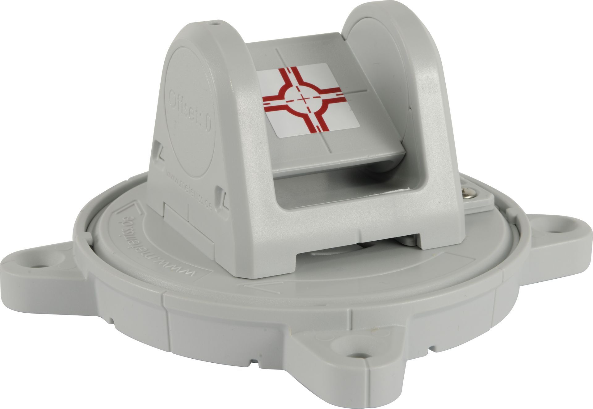 A red object with a white square on it that says ' a ' on it