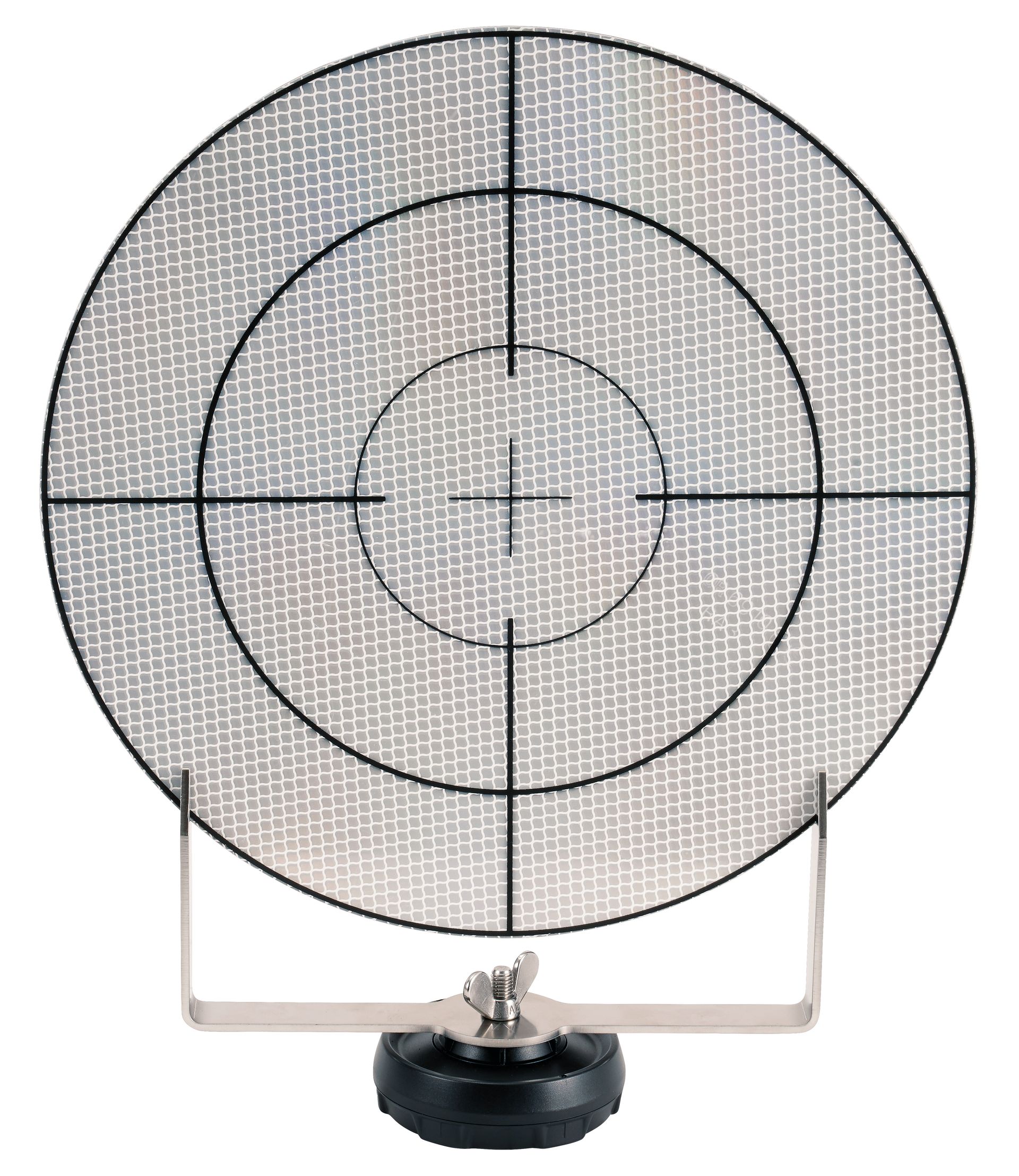 A circle with a cross in the middle of it