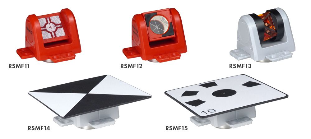 A bunch of different types of magnets are shown on a white background