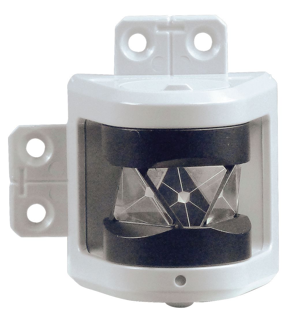 A white and black object with the number 3 on it