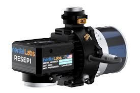 A close up of a camera on a white background.