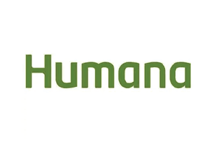 Humana logo in green letters.