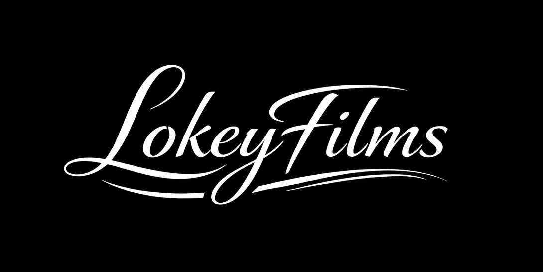 The white, script-style text