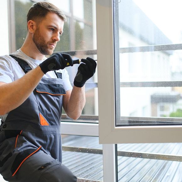 Man Working In Windows