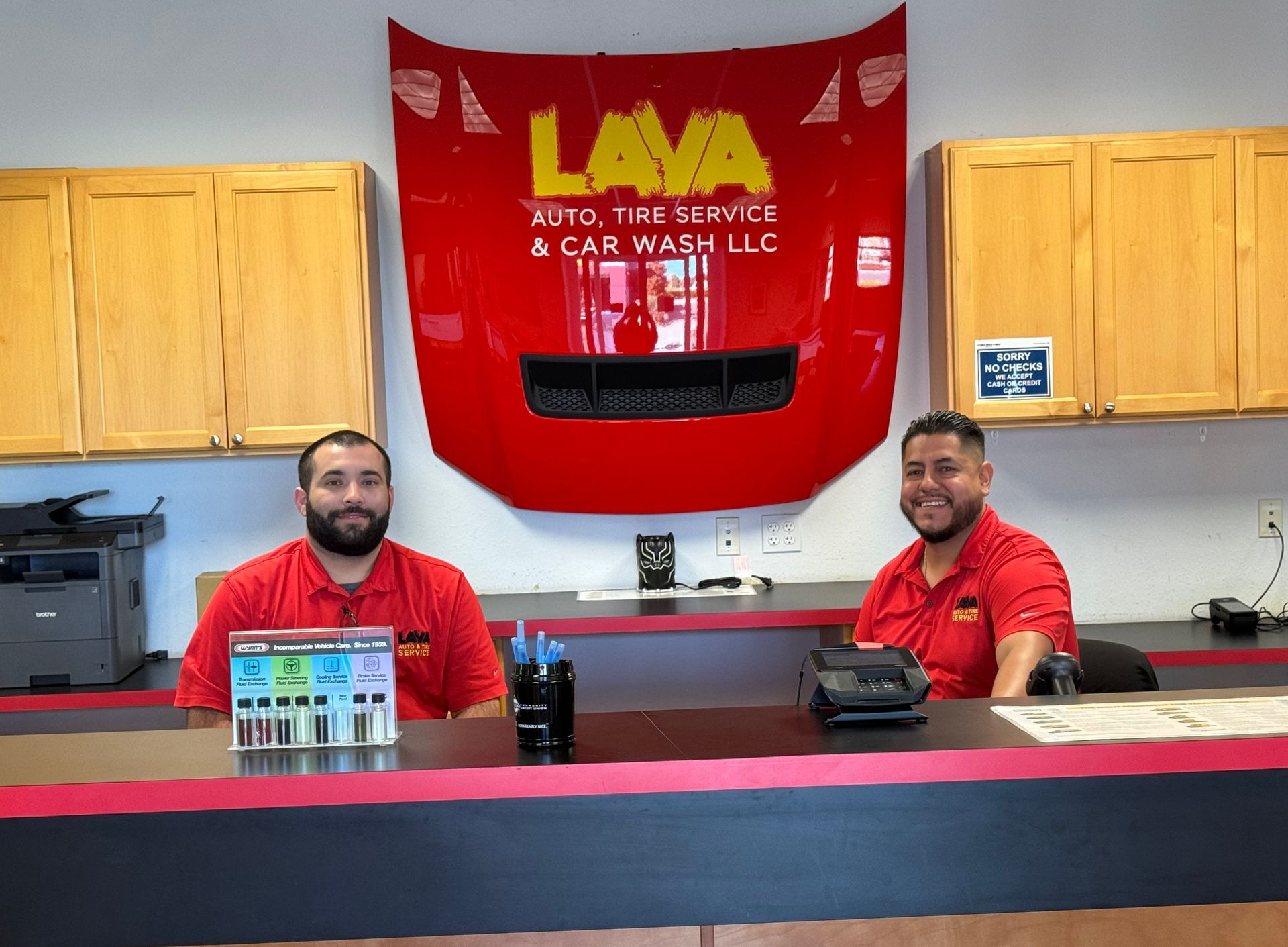 Front Desk of Lava Auto Tire Service & Car Wash in Albany, OR