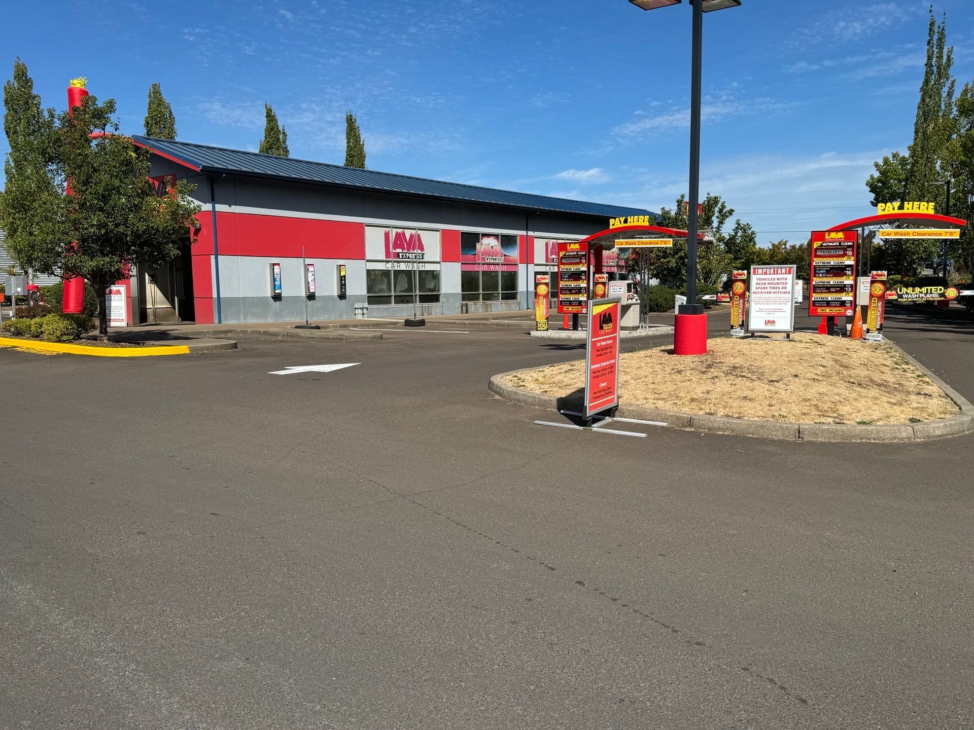 Lava Express Car Wash Outside in Albany, OR - Lava Auto Tire Service & Car Wash