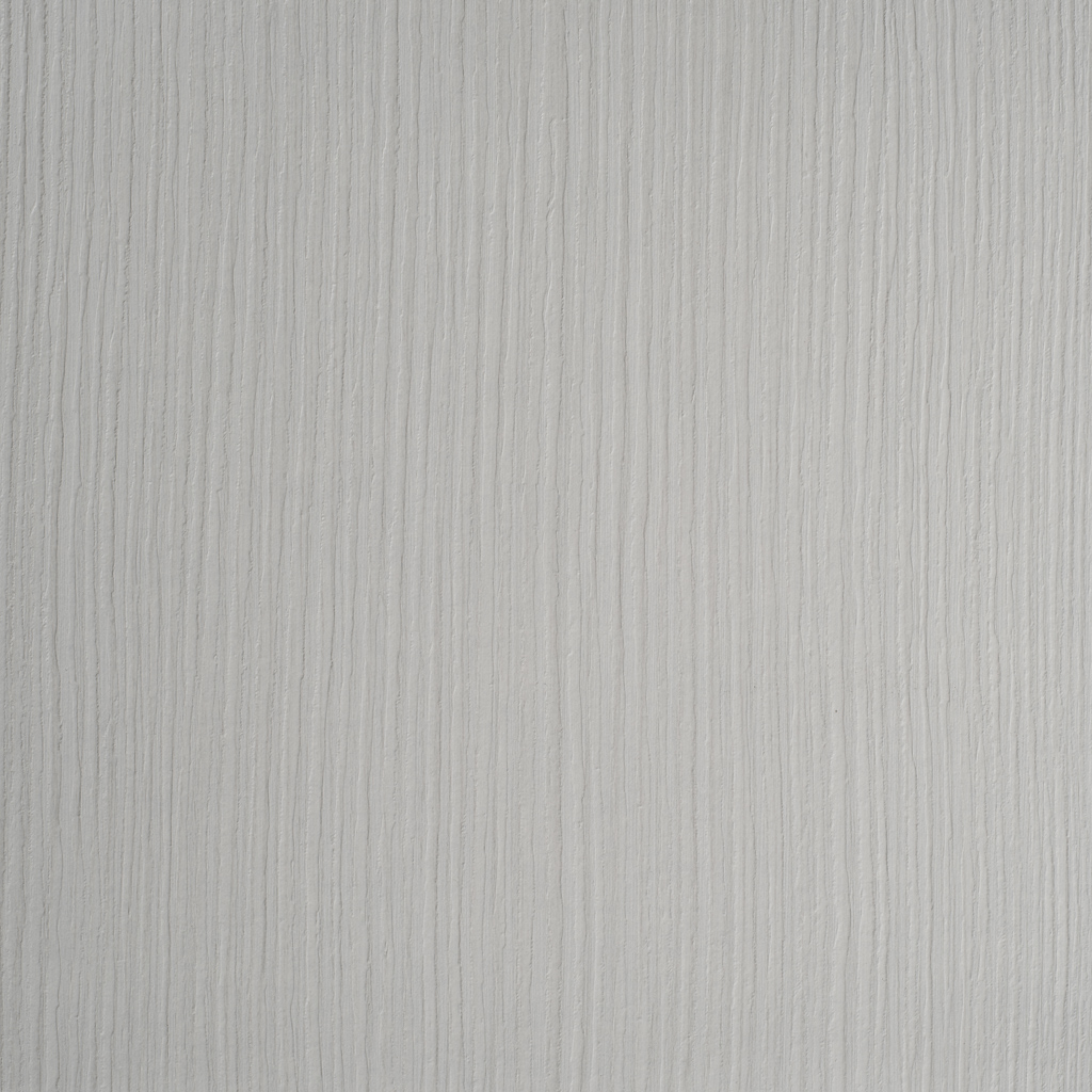 Primo piano di un muro bianco con un motivo a strisce.