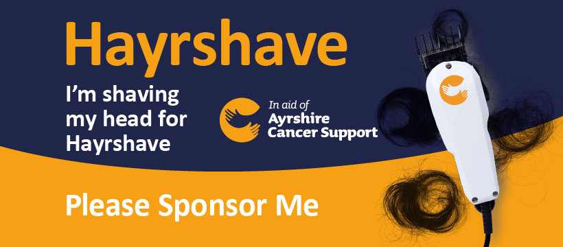 I'm shaving my head for Hayrshave