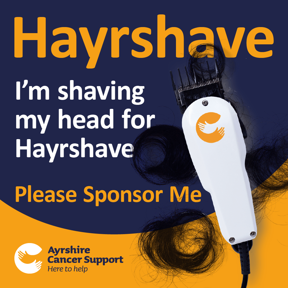 I'm shaving my head for Hayrshave