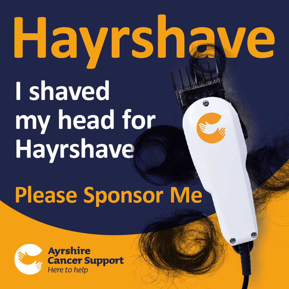 I shaved my head for Hayrshave