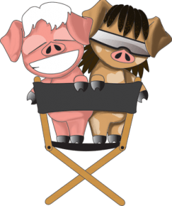 About - That'll Do Pig Video Productions - team cartoon