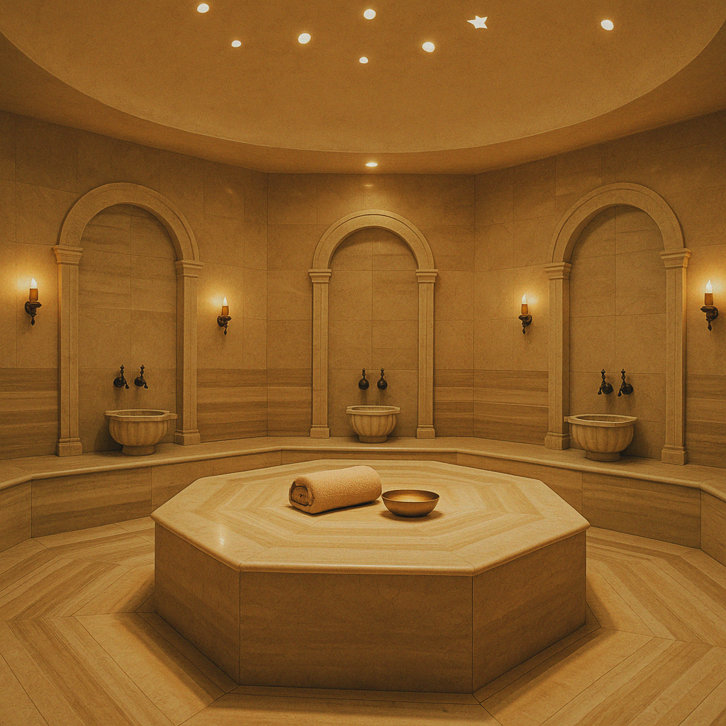 Relaxing spa treatments at Club Beyy Resort Hotel in Menderes, İzmir, combining traditional Turkish hammam and modern wellness.