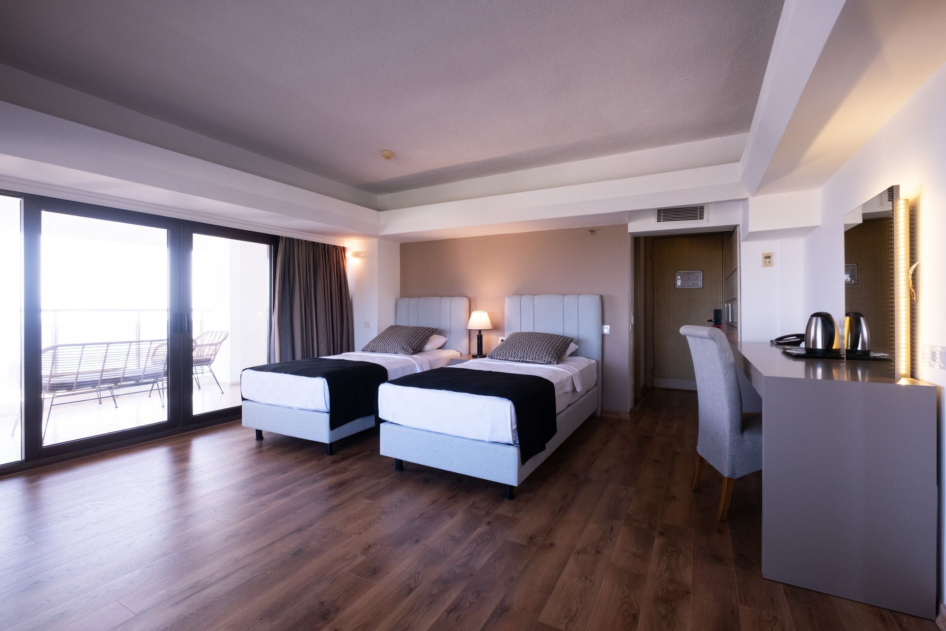Standard sea view room at Club Beyy Resort Hotel in Menderes, Izmir
