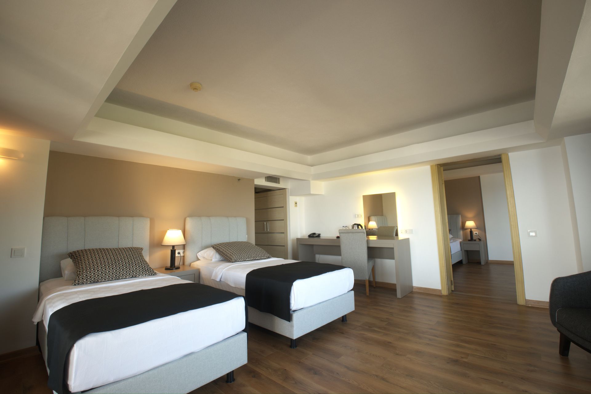 Sea view suite room at Club Beyy Resort Hotel in Menderes, Izmir