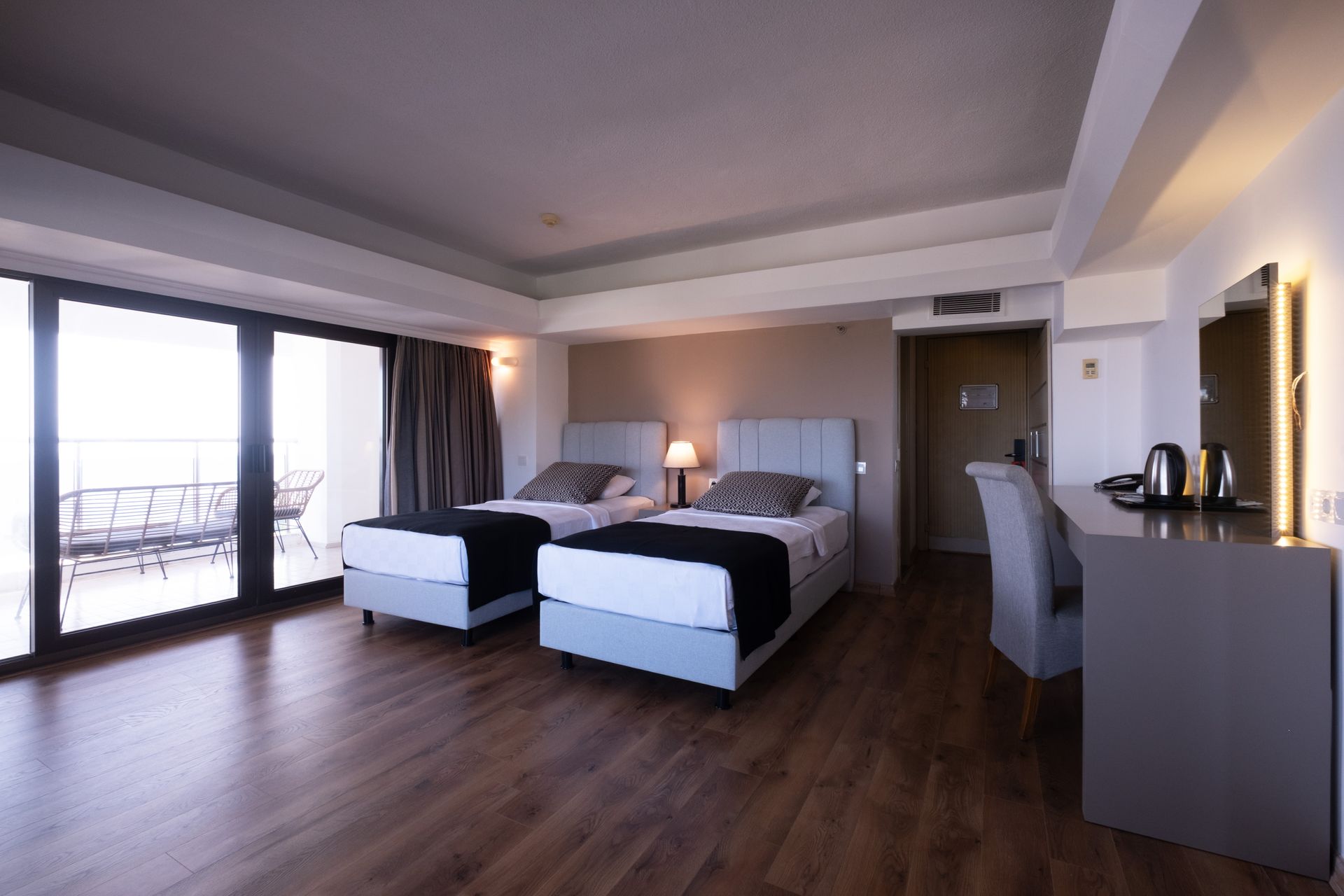 Sea view suite room at Club Beyy Resort Hotel in Menderes, Izmir