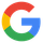 Google multicolor “G” logo on a white background