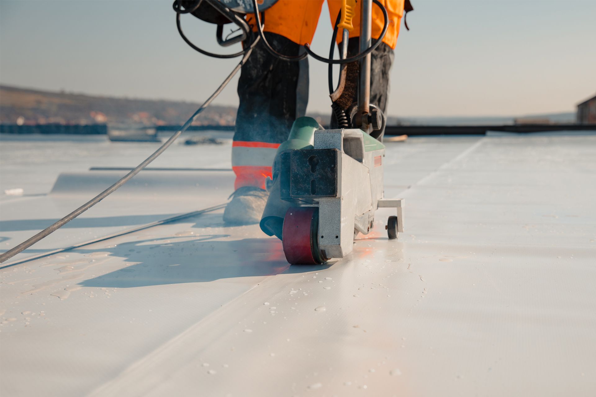 Installing Commercial PVC Roof