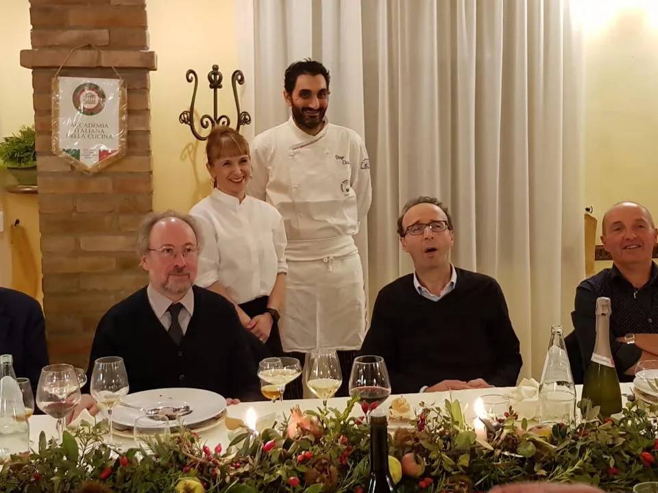 Benigni al ristorante