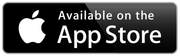 Eine Apple App Store-Schaltfläche mit der Aufschrift „Im App Store verfügbar“