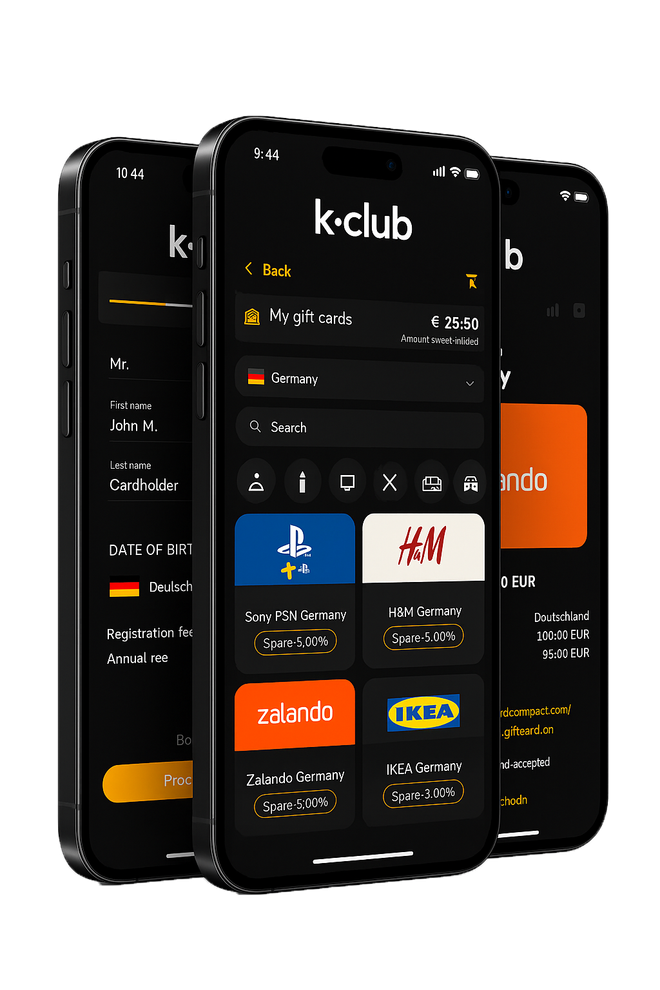 Zwei Telefone mit der King+-App.