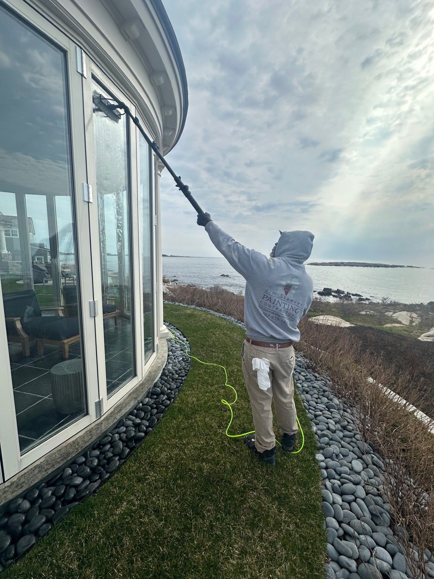 Window Washing by Jim Steeves Painting Contractor in Kennebunkport, Maine