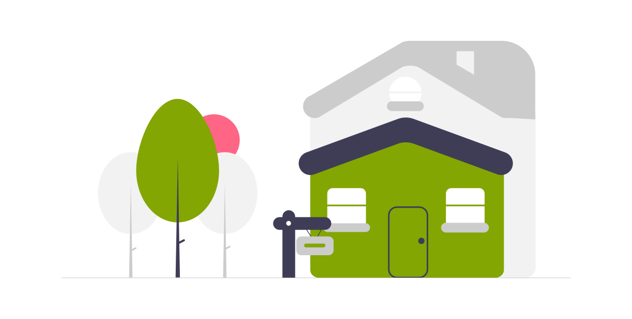 house for rent illustration
