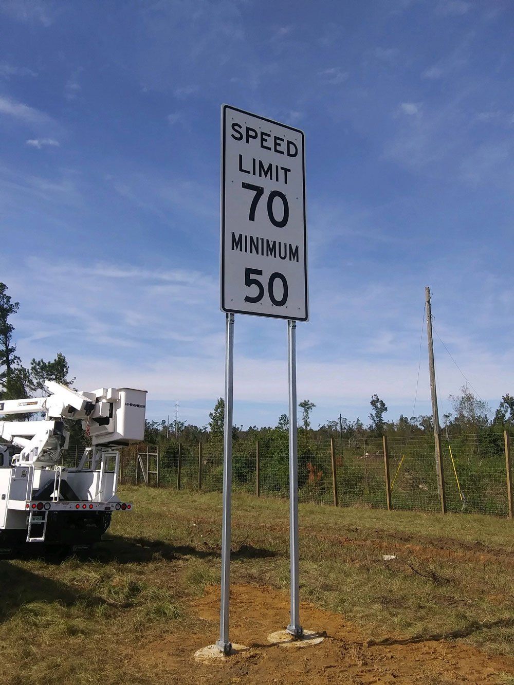 Speed Limit Sign — Pensacola, FL — Emerald Coast Striping