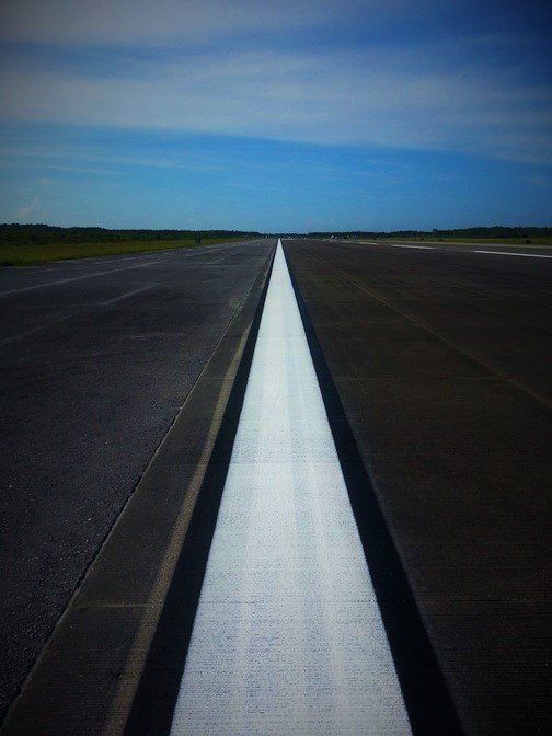 Long Straight White Line — Pensacola, FL — Emerald Coast Striping