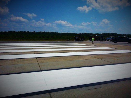 Threshold Markings — Pensacola, FL — Emerald Coast Striping