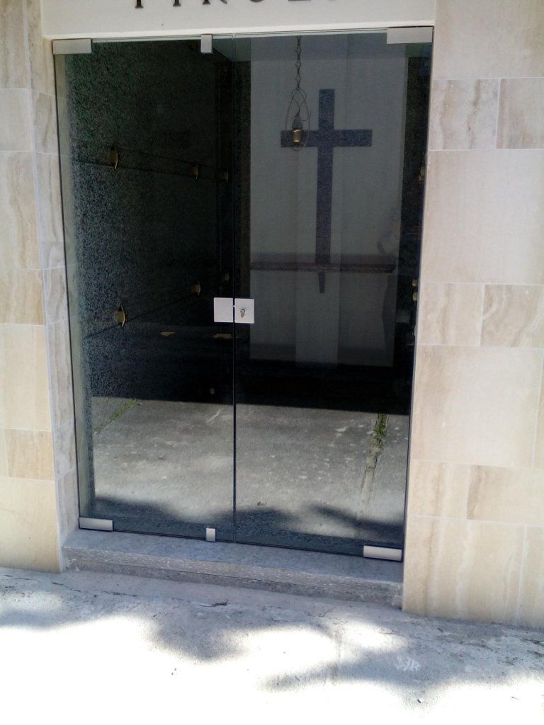 porta ingresso in vetro